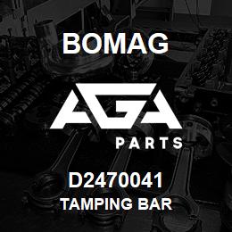 D2470041 Bomag Tamping bar | AGA Parts