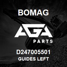 D247005501 Bomag Guides left | AGA Parts