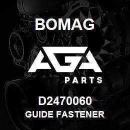 D2470060 Bomag Guide fastener | AGA Parts