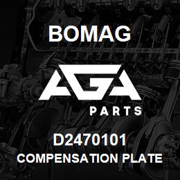 D2470101 Bomag Compensation plate | AGA Parts