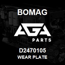 D2470105 Bomag Wear plate | AGA Parts