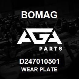 D247010501 Bomag Wear plate | AGA Parts