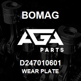 D247010601 Bomag Wear plate | AGA Parts