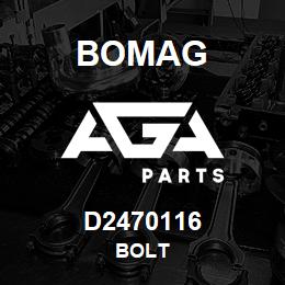 D2470116 Bomag Bolt | AGA Parts