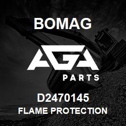 D2470145 Bomag Flame protection | AGA Parts