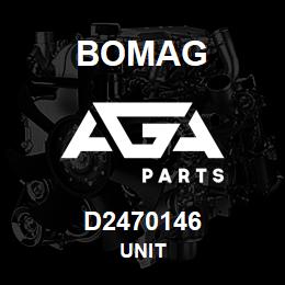 D2470146 Bomag Unit | AGA Parts