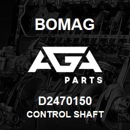 D2470150 Bomag Control shaft | AGA Parts