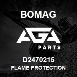 D2470215 Bomag Flame protection | AGA Parts