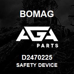 D2470225 Bomag Safety device | AGA Parts