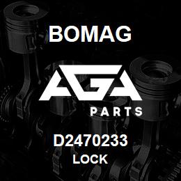 D2470233 Bomag Lock | AGA Parts