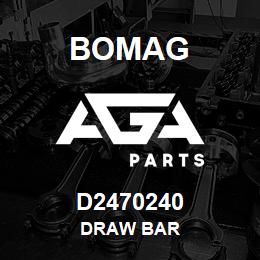 D2470240 Bomag Draw bar | AGA Parts