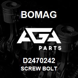 D2470242 Bomag Screw bolt | AGA Parts