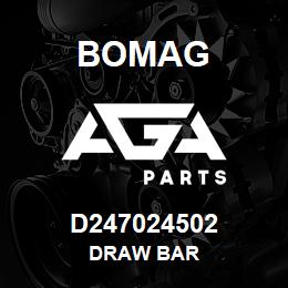 D247024502 Bomag Draw bar | AGA Parts