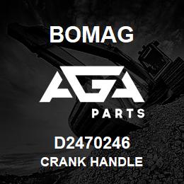 D2470246 Bomag Crank handle | AGA Parts