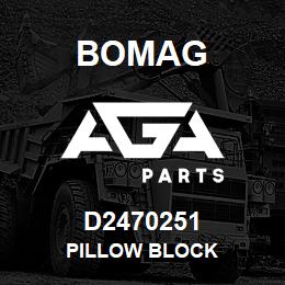 D2470251 Bomag Pillow block | AGA Parts