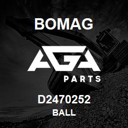 D2470252 Bomag Ball | AGA Parts