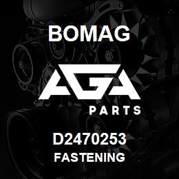 D2470253 Bomag Fastening | AGA Parts