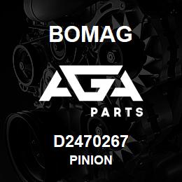 D2470267 Bomag Pinion | AGA Parts