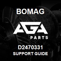 D2470331 Bomag Support guide | AGA Parts