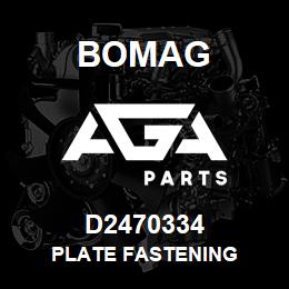 D2470334 Bomag Plate fastening | AGA Parts