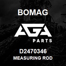 D2470346 Bomag Measuring rod | AGA Parts