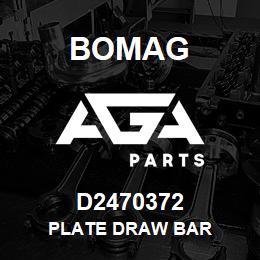 D2470372 Bomag Plate draw bar | AGA Parts