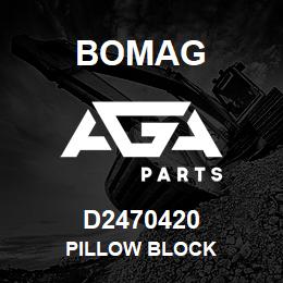 D2470420 Bomag Pillow block | AGA Parts