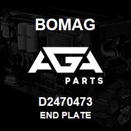 D2470473 Bomag End plate | AGA Parts