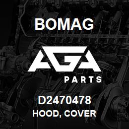 D2470478 Bomag Hood, cover | AGA Parts