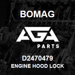 D2470479 Bomag Engine hood lock | AGA Parts