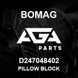 D247048402 Bomag Pillow block | AGA Parts