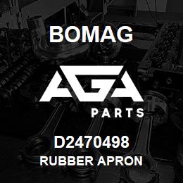 D2470498 Bomag Rubber apron | AGA Parts