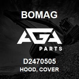 D2470505 Bomag Hood, cover | AGA Parts