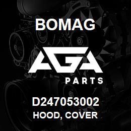 D247053002 Bomag Hood, cover | AGA Parts