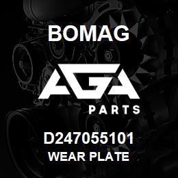 D247055101 Bomag Wear plate | AGA Parts