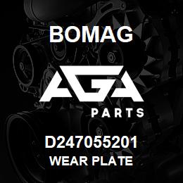 D247055201 Bomag Wear plate | AGA Parts