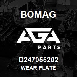 D247055202 Bomag Wear plate | AGA Parts