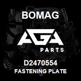 D2470554 Bomag Fastening plate | AGA Parts