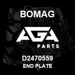 D2470559 Bomag End plate | AGA Parts