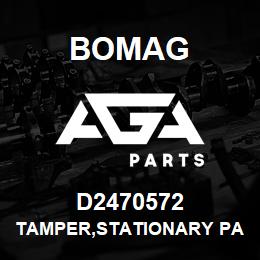 D2470572 Bomag Tamper,stationary part left | AGA Parts