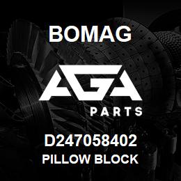 D247058402 Bomag Pillow block | AGA Parts