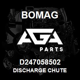 D247058502 Bomag Discharge chute | AGA Parts