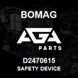 D2470615 Bomag Safety device | AGA Parts