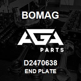 D2470638 Bomag End plate | AGA Parts