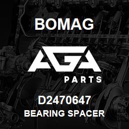 D2470647 Bomag Bearing spacer | AGA Parts