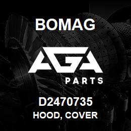 D2470735 Bomag Hood, cover | AGA Parts