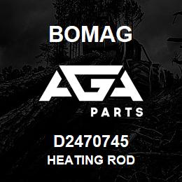 D2470745 Bomag Heating rod | AGA Parts