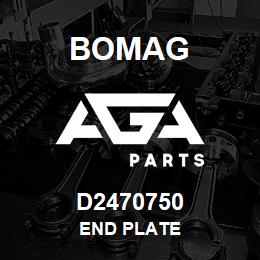 D2470750 Bomag End plate | AGA Parts