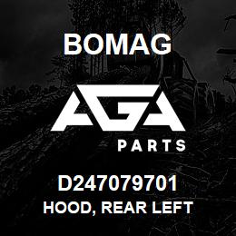 D247079701 Bomag Hood, rear left | AGA Parts