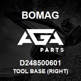 D248500601 Bomag Tool base (Right) | AGA Parts